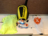 THE NIKE TEE White/Orange Rafa Nadal T-shirt XSmall