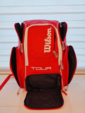 Wilson Tour V Backpack Large Red Tennis Backpack / Badminton WRZ843696