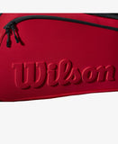 Wilson Clash V2 Super Tour 6pck Tennis Bag Red/Black WR8016501001