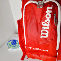 Wilson Tour V Backpack Large Red Tennis Backpack / Badminton WRZ843696